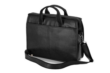 Solier męska torba na ramie na laptopa skóra ekologiczna miejska A4 S13