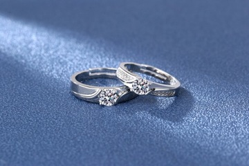 Серебряные ОБРУЧАЛЬНЫЕ КОЛЬЦА СТАЛЬНАЯ ПАРА Регулируемый размер UNI