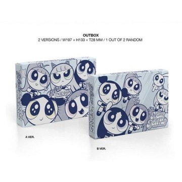NEWJEANS - GET UP - THE POWERPUFF GIRLS X NJ BOX