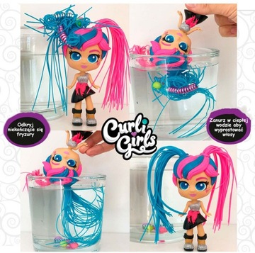 CURLI GIRLS - КУКЛА ДЛЯ УКЛАДКИ ПРИЧЕСОК - ХАЙЛИ