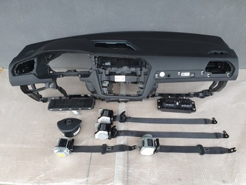 VW Tiguan 2 II deska konsola ORGINAŁ airbag pasy