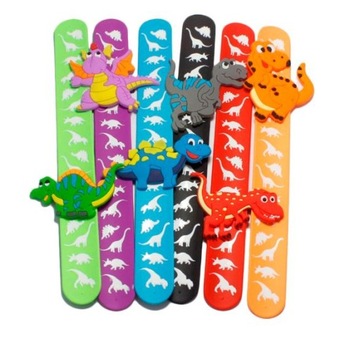 БРАСЛЕТ БРАСЛЕТ ЦВЕТ ДИНОЗАВРЫ ДЕТСКИЕ УКРАШЕНИЯ