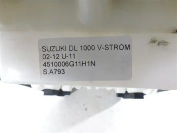 СИДЕНЬЕ СКАМЕЙКИ SUZUKI DL 1000 V-STROM 02-12 U-11 4510006G11H1N