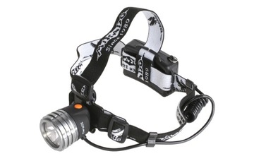 Latarka czołowa MIKADO z akumulatorem 550lm + UV