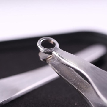 ИНСТРУМЕНТ ДЛЯ ЛИЦА ИЗ НЕРЖАВЕЮЩЕЙ СТАЛИ МЕТАЛЛИЧЕСКИЙ ЗАЖИМ ДЛЯ ВОЛОС В НОСЕ