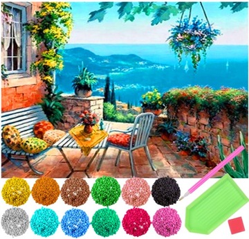 DIAMOND PAINTING Haft Diamentowy MOZAIKA 5D 30x40