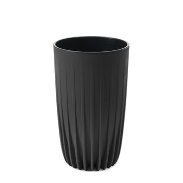 Donica MIRA wysoka śr. 30cm kol. CZARNY NOWOŚĆ
