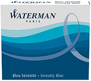 Naboje do pióra Waterman niebieskie a'6