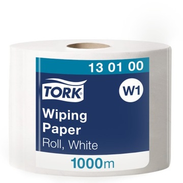Tork 130100 - Czyściwo w roli, białe, W1 - 1000 m
