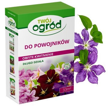 NAWÓZ DO POWOJNIKÓW 1KG OBFITE KWITNIENIE WYDAJNY GRANULOWANY MIKROELEMENTY