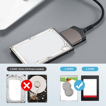 Адаптер с USB 3.0 на прочный 2,5-дюймовый ридер Serial Ata