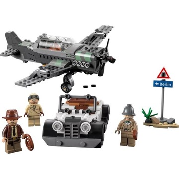 LEGO INDIANA JONES #77012 — Погоня на истребителе + подарочная сумка LEGO