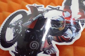 KINI MOTOCROSS DAKAR ENDURO STICKER 9,1 x 14,9 см