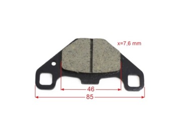 ЗАДНИЕ ТОРМОЗНЫЕ КОЛОДКИ ATV 250