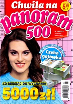 Krzyżówki Chwila na 500 panoram. Nr 3/2022.
