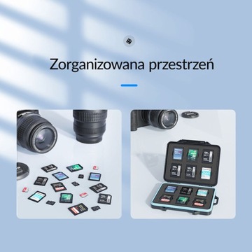 Чехол для карт памяти 4 x SD 13 x microSD Orico