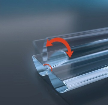 Бесцветная лента, защищающая края мебели. Угловая планка.