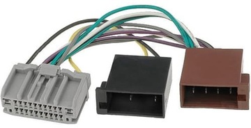 Kabel radiowy Chrysler, Dodge, Jeep (22pin) na ISO