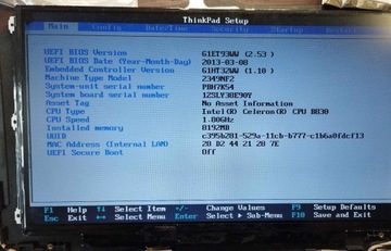NZM4I-9 Материнская плата LENOVO T430 Celeron без пароля