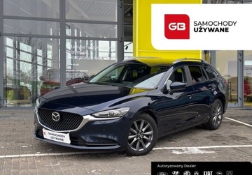 Mazda 6 III Sport Kombi Facelifting 2018 2.0 Skyactiv-G 145KM 2021 Mazda 6 2.0 SKYACTIV-G 145KM SkyMOTION SerwisASO SalonPL FV23 2.0 Benzyna