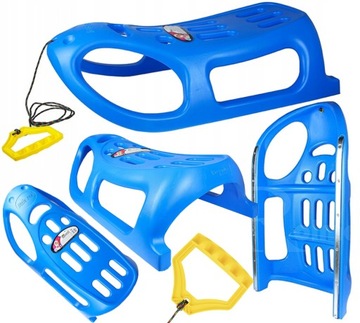 Plastikowe Sanki Ślizg z metalowym okuciem SEAL PREZENT DLA CHŁOPCA DZIECKA