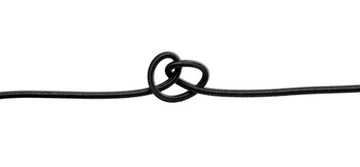 Круглая черная резина 6 мм.