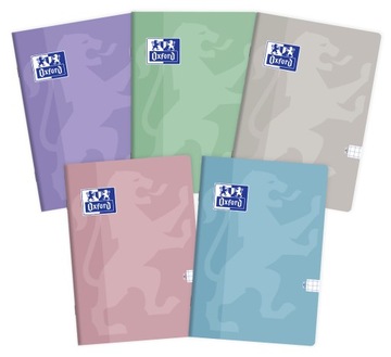 Zeszyt OXFORD Touch Pastel A5 60 kartek - 5 sztuk