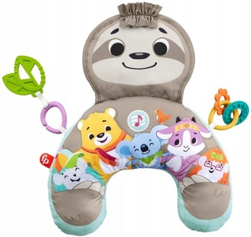 МУЗЫКАЛЬНАЯ ПОДУШКА FISHER PRICE для игры в ЛЕНИЦУ для малыша +0м