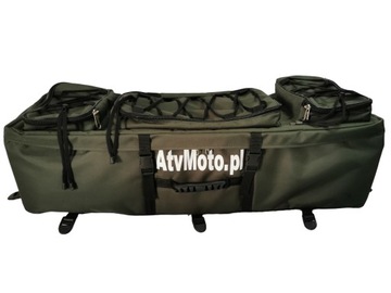 Torba , kufer na quada ATV na tył - oliwka z przegrodami