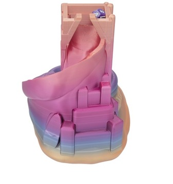 Бассейн с горкой и башней для игры в кости - Rainbow Candy Dice Tower