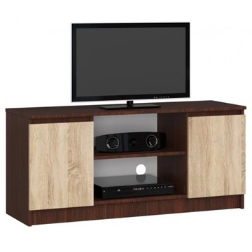Szafka RTV stojąca młodzieżowa 120 cm wenge sonoma