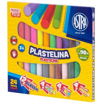 Plastelina Astra 24 szt.