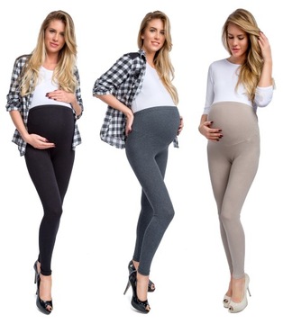 LEGGINSY getry CIĄŻOWE bawełniane zestaw 3szt 3XL