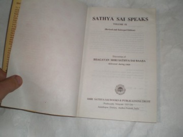 Сатья Саи говорит, том IX