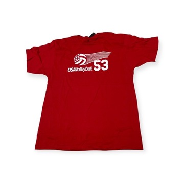 Koszulka T-shirt męski krótki rękaw Adidas 53 USA Volleyball XL