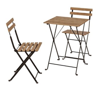 IKEA TARNO - zestaw ogrodowy stół + 2 krzesła