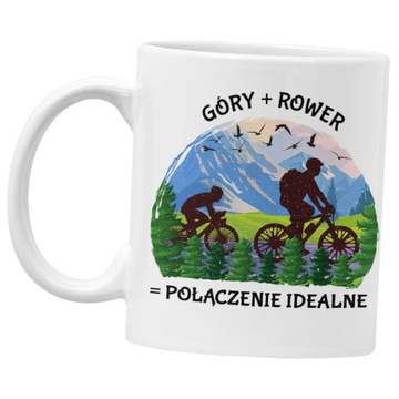 Kubek GÓRY rower prezent rowerzysty rowerowy szlak