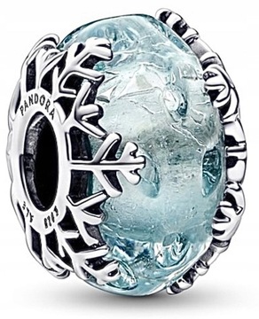 Pandora Charms Murano Błękitny Płatek Śniegu 792377C00