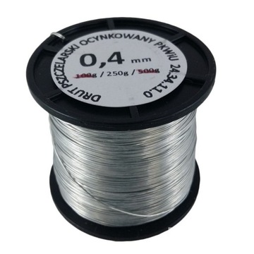 Drut pszczelarski 0.25 kg 0.4 ocynk