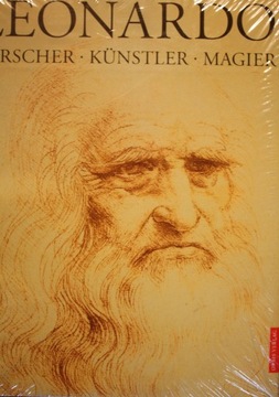 LEONARDO DA VINCI BADACZ ARTYSTA ALBUM NIEMIECKA MALARSTWO RYSUNEK RZEŹBA