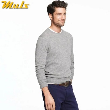 5XL Men Slim Sweater Pullovers Male Sweaters Solid