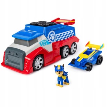 Щенячий патруль ПИТ-СТОП ОГНИ ЗВУК ГОНОЧНАЯ АВТОМОБИЛЬНАЯ ФИГУРА ПОГОНЯ