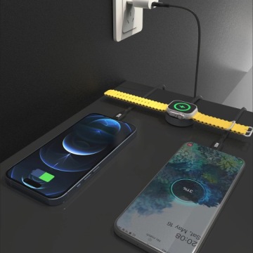 КАБЕЛЬ USB C С ЗАРЯДКОЙ ДЛЯ APPLE WATCH PD 100 Вт 3 в 1 С КАБЕЛЕМ USB-C LIGHTNING