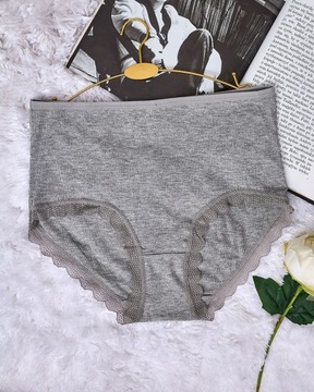 4x КЛАССИЧЕСКИЕ ТРУСИКИ 2/3XL С ВЫСОКОЙ ПОСАДКОЙ В РЕБРУСКУ