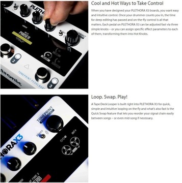 Plethora X3 Guitar Multi-Effect 3 эффекта одновременно TC Electronic