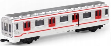 METALOWE METRO CZESKIE TRAMWAJ POCIĄG 16cm 1;87