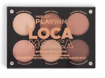 Paleta cieni do powiek INGLOT PLAYINN Loca Mocca