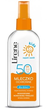 Lirene SC SPF50 Balsam do opalania w sprayu o zapachu waniliowym dla dzieci