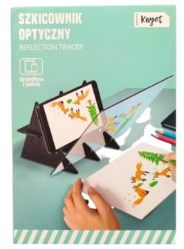 Szkicownik optyczny do telefonu tabletu 20x13,5cm