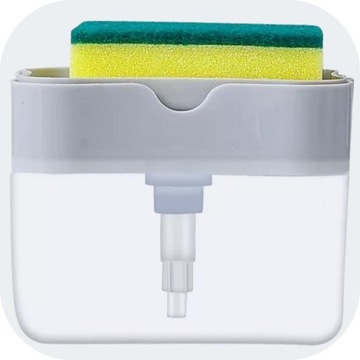 КУХОННЫЙ ОРГАНАЙЗЕР ДЛЯ ГУБКИ, КОНТЕЙНЕР ДЛЯ ЖИДКОСТИ 385мл